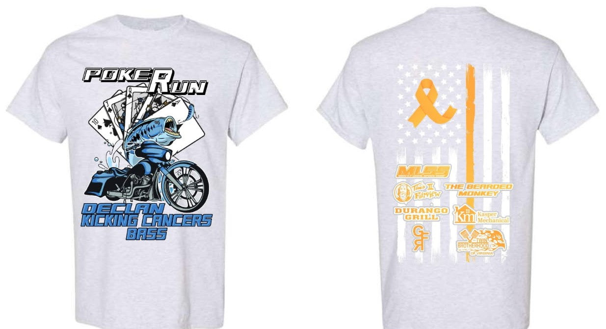 Declan's Fight Against Cancer – Poker Run T-Shirt